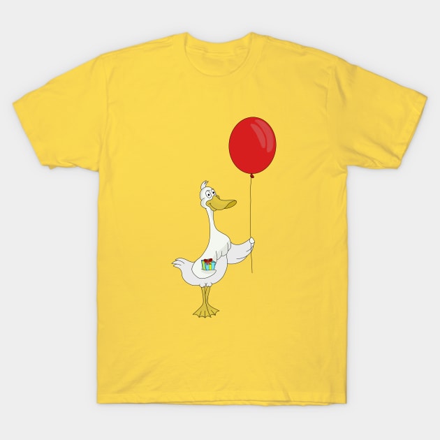 Happy Birthday Goose T-Shirt by DiegoCarvalho